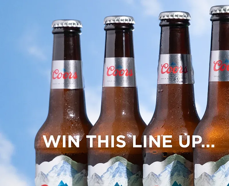 Win an 18-pack of Coors lager 330ml bottles