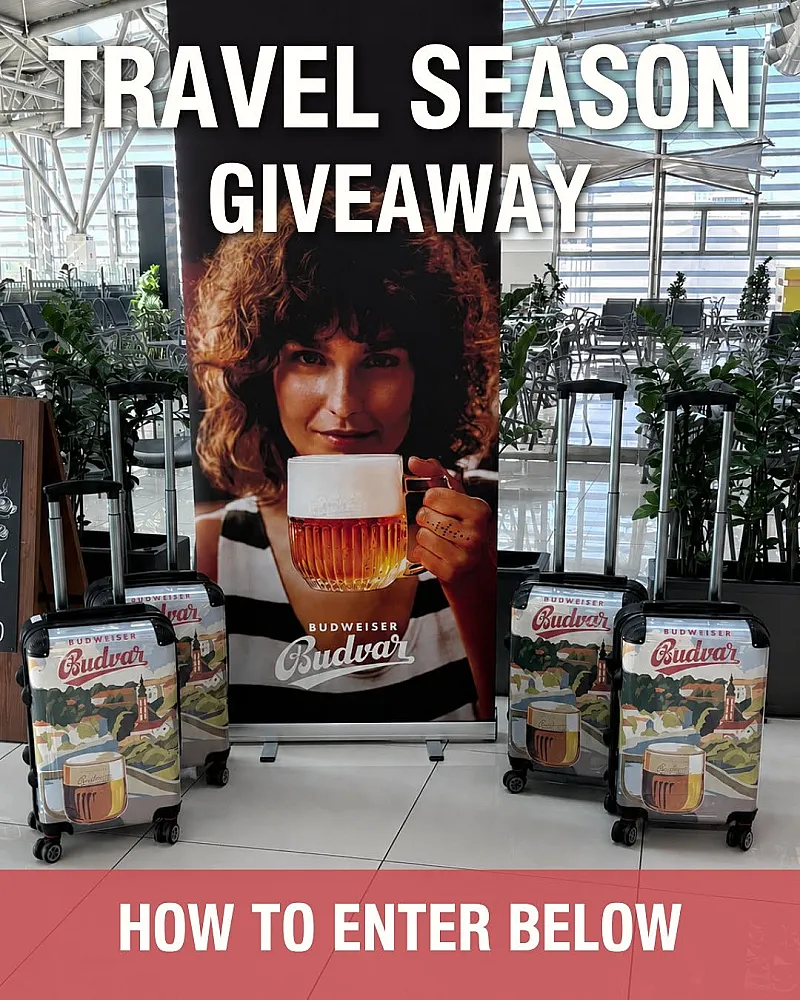 Win a Limited Edition Budweiser Budvar Suitcase