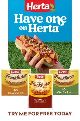 Free Herta Frankfurter Hot Dogs