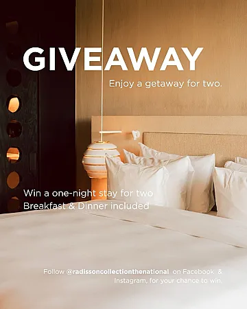 Win an Overnight Stay for Two at the Radisson Collection Hotel