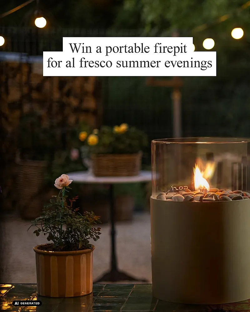 Win a Portable Firepit from Charles Church