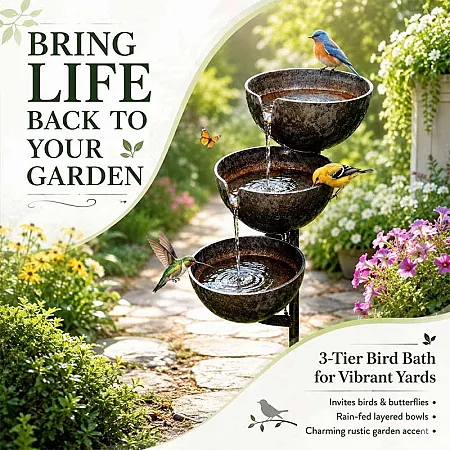 Prize image for Win a rain catcher bird bath