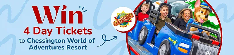 Win 4x day tickets to Chessington World of Adventures Resort