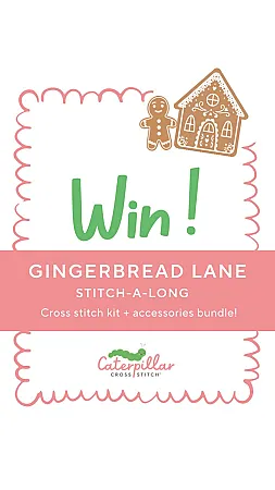 Prize image for Win a Festive Gingerbread Cross Stitch Prize Bundle