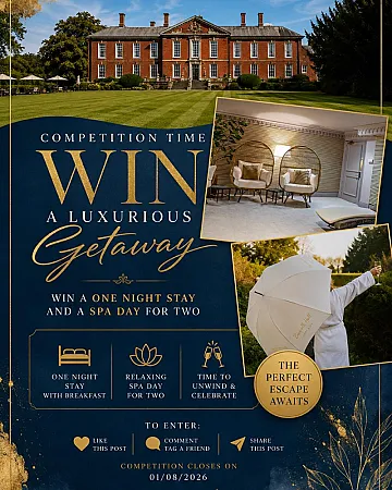 Win a Spa Day with Overnight Stay at Bosworth Hall Hotel