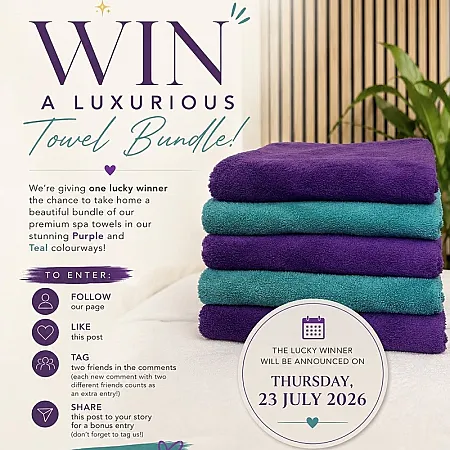 Prize image for Win 5 coloured bath towels