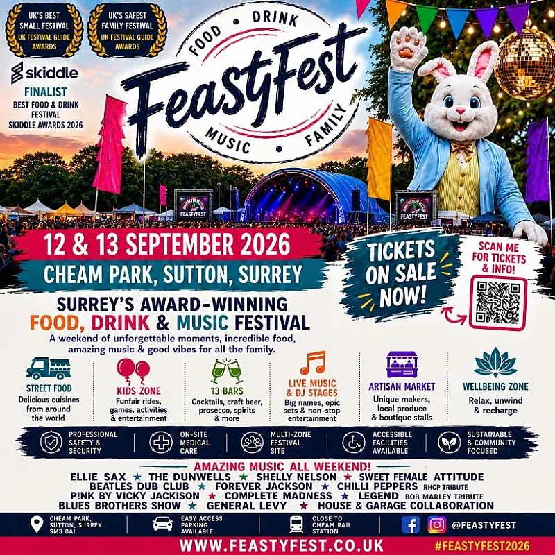 Win a Pair of Weekend Tickets to FeastyFest 2026