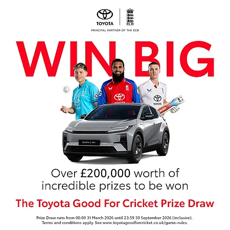 Prize image for Win Toyota Good For Cricket Prizes
