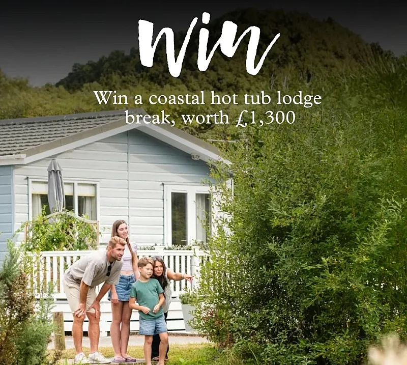 Win a Luxury Coastal Hot Tub Lodge Break