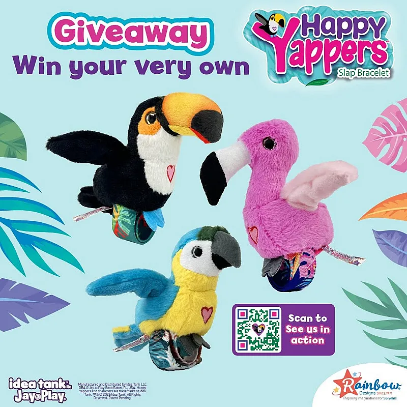 Win 3 x super fun Happy Yappers