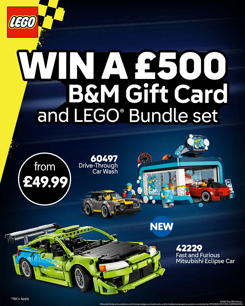 Win a £500 B&M Gift Card & LEGO Bundle Set