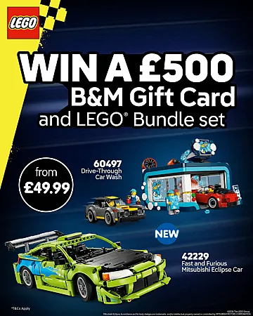 Win a £500 B&M Gift Card & LEGO Bundle Set