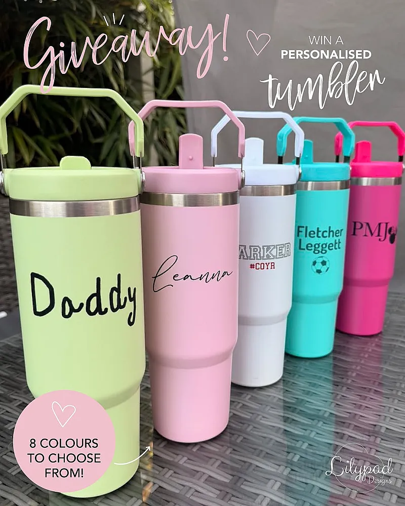 Win a Personalised Insulated Tumbler