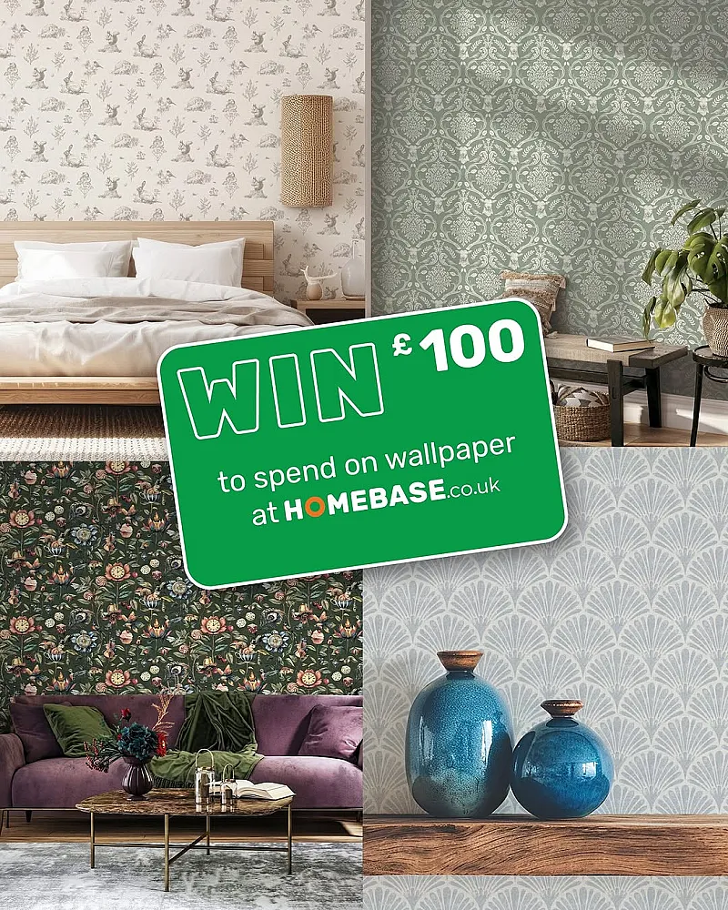 Win a £100 Homebase Gift Card for Wallpaper