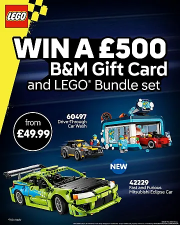 Win a £500 B&M Gift Card & LEGO Bundle