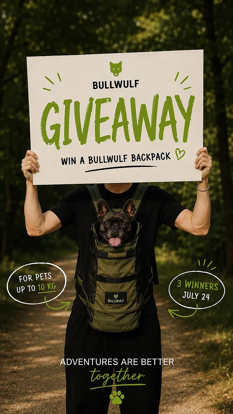Win 3 Bullwulf Dog Carrier Backpacks