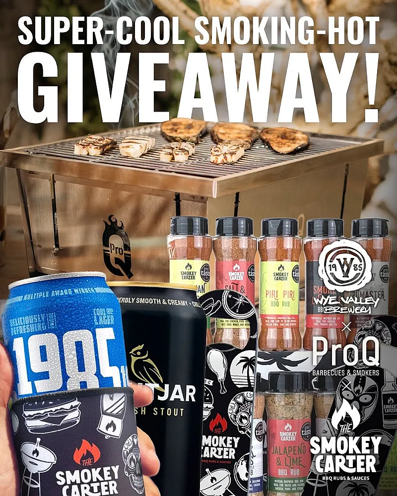 Win a ProQ Flatdog BBQ, Nightjar stout, 1985 lager & The Smokey Carter bundle
