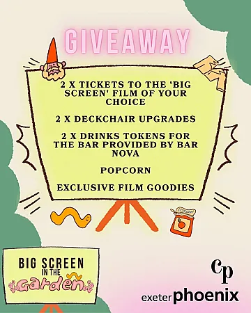 Prize image for Win Big Screen in the Garden Tickets (Exeter)