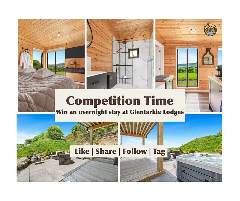 Win an Overnight Stay at Glentarkie Lodges
