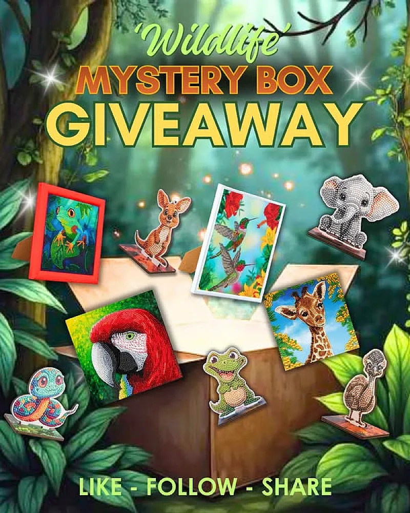 Win a Wildlife Crystal Art Mystery Box