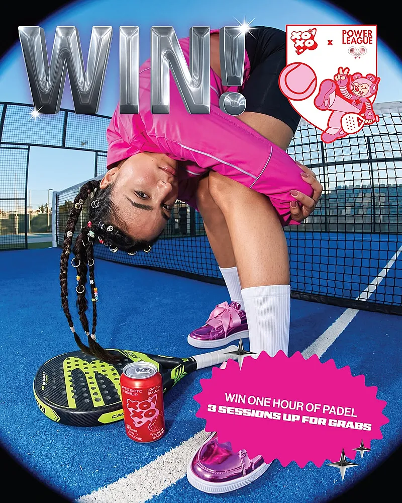 Win an Off-Peak, One-Hour Court Padel Session & XOXO Gift Box