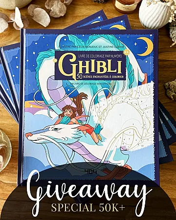 Win 1 of 5 Ghibli-themed colouring books