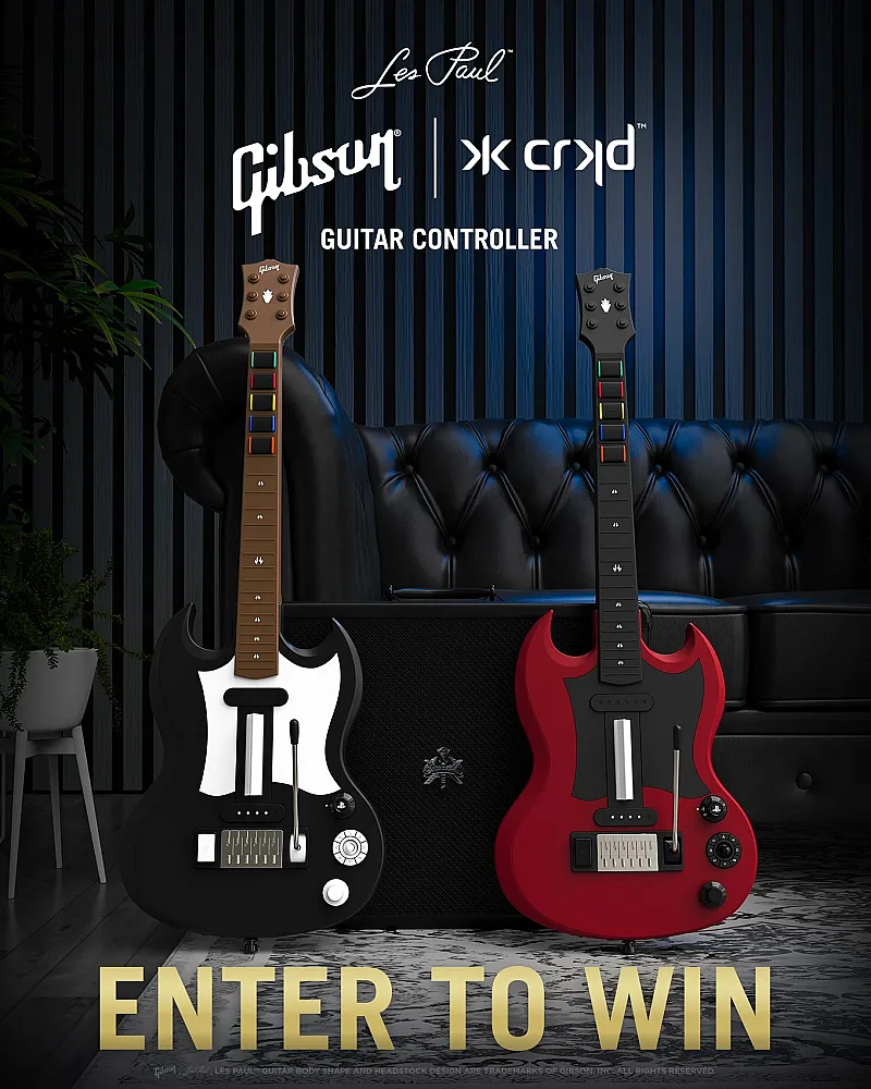 Win a CRKD Gibson SG Guitar Controller