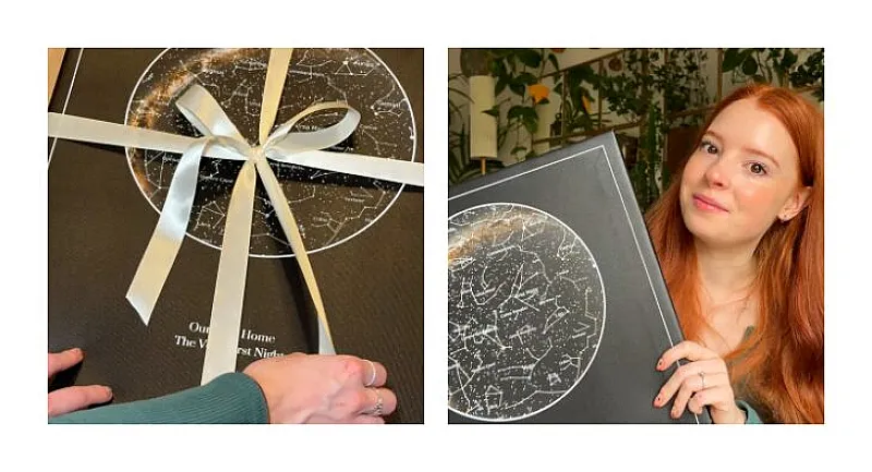Win a personalised star map print from Skylit Studio