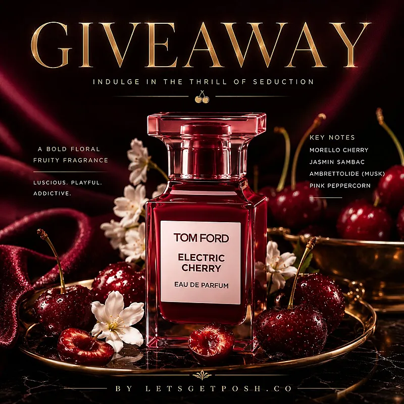 Win the Tom Ford Electric Cherry Eau de Parfum