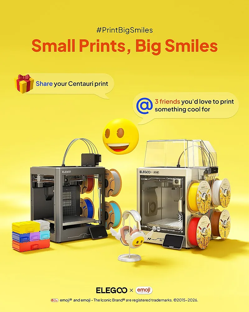Win ELEGOO 3D printer prizes