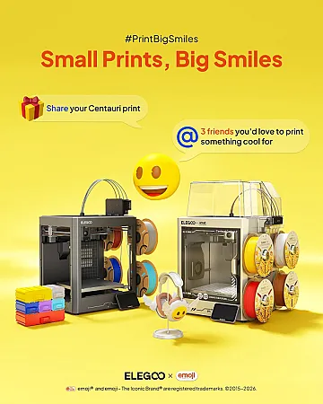 Win ELEGOO 3D printer prizes