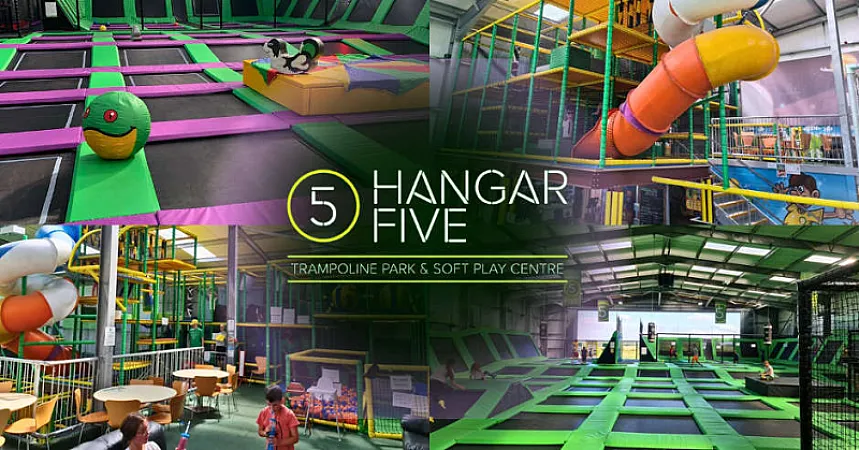 Win a Family Pass to Hangar 5 Trampoline Park