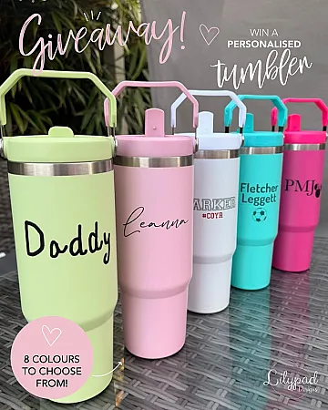 Prize image for Win a personalised tumbler