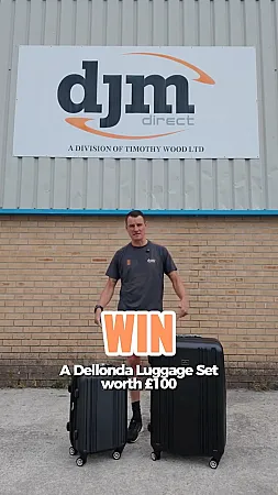 Win 2 Dellonda Suitcases worth £100