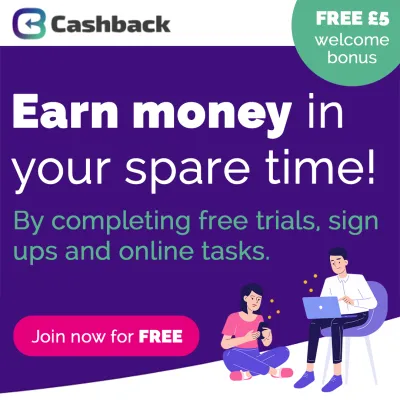 Earn Cashback in your spare time
