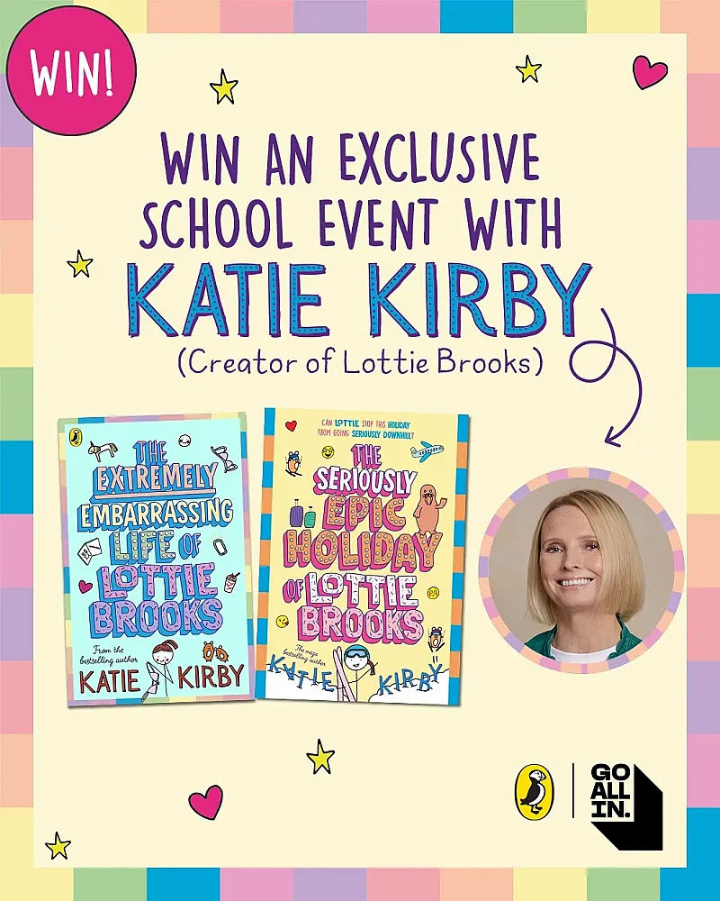 Win an exclusive school event with Katie Kirby, creator of Lottie Brooks