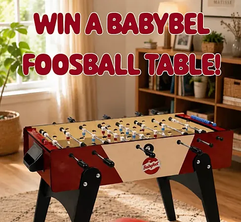 Prize image for Win a Babybel Foosball Table