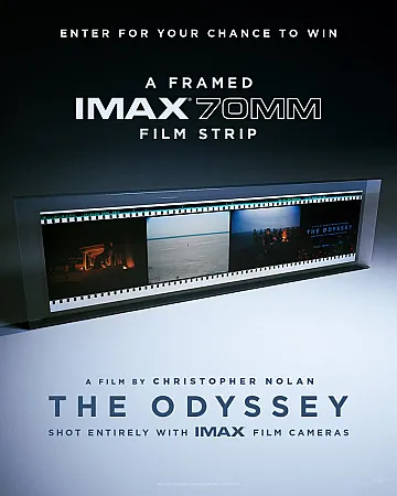 Win A Framed IMAX 70mm Film Strip of The Odyssey