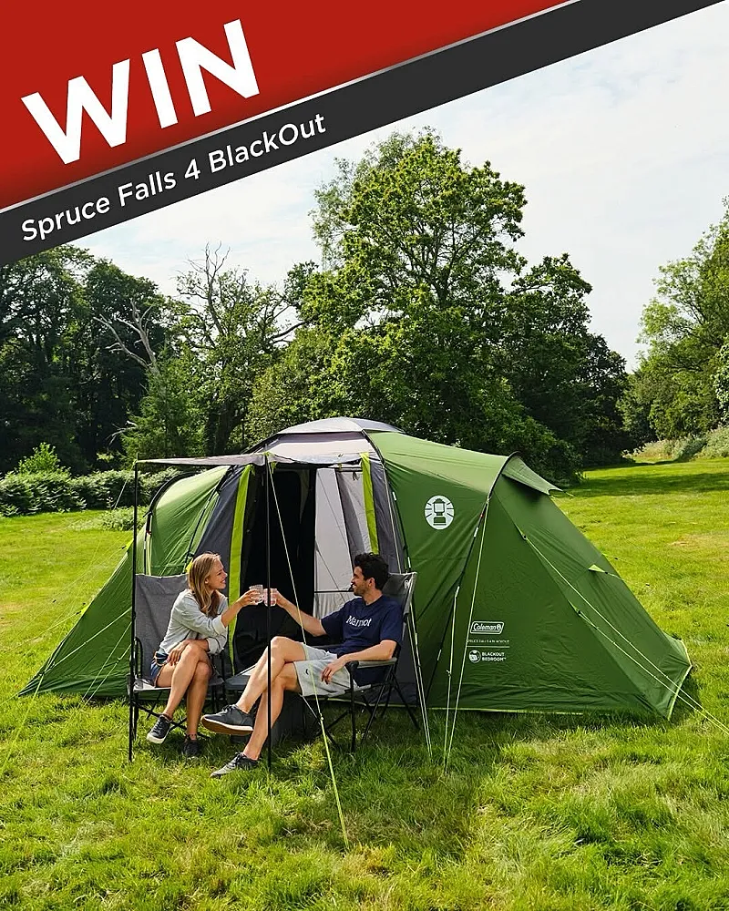 Win a Coleman Spruce Falls 4 BlackOut Tent