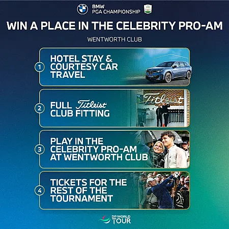 Win a Celebrity Pro-Am package at Wentworth with the European Tour