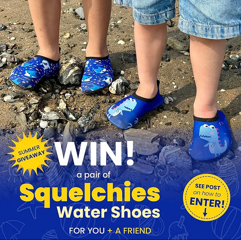 Win a Pair of Squelchies Water Shoes for You and a Friend