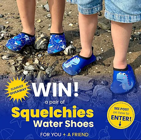 Prize image for Win a Pair of Squelchies Water Shoes for You and a Friend