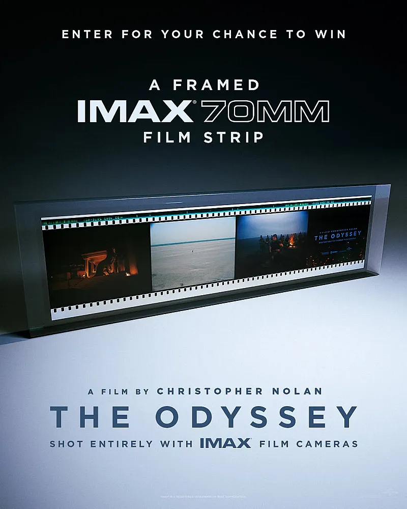 Win a Framed IMAX Film Strip from The Odyssey