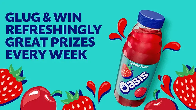 Win Oasis prizes & experiences every week