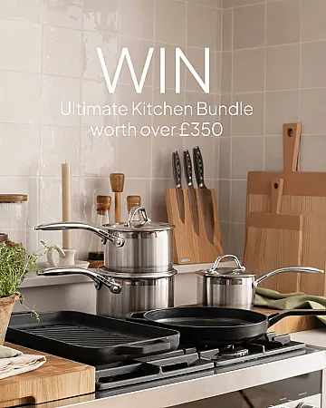 Prize image for Win a Kitchen Cookware Bundle worth over £350