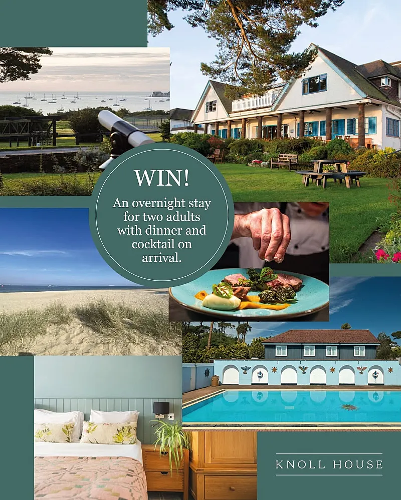 Win an Overnight Stay for Two at Knoll House Nestled in Studland Bay