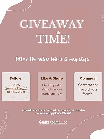 Win Mini & Me goodies