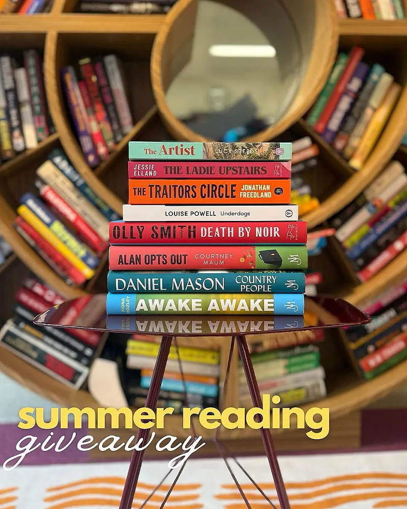 Win a summer reading book stack
