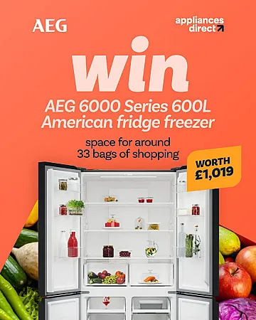 Prize image for Win an AEG American Fridge Freezer