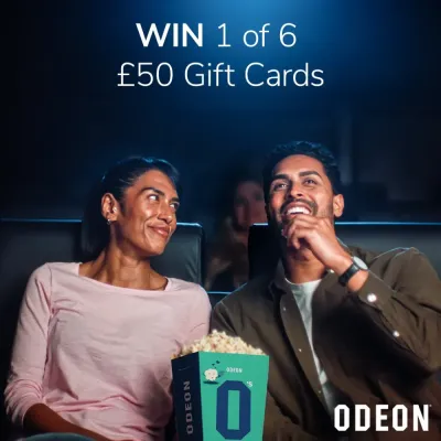 Win one of six £50 Odeon Gift Cards
